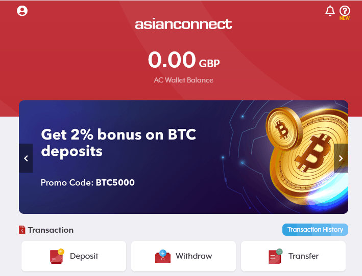Asian Connect Wallet