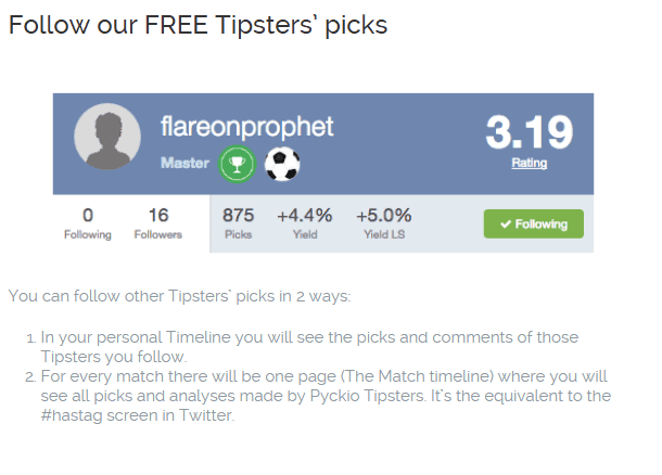 Pyckio Free Tips