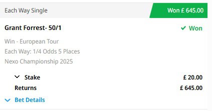 Golf Betting Strategy