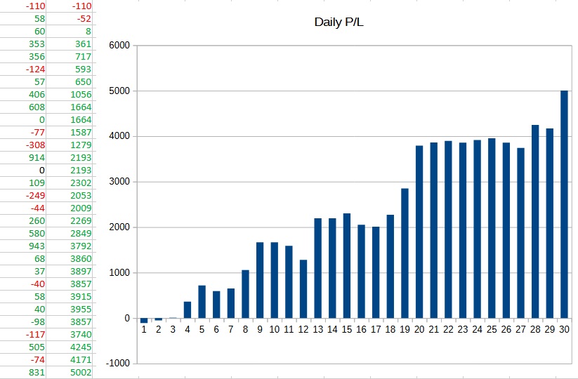 Daily Profit and loss