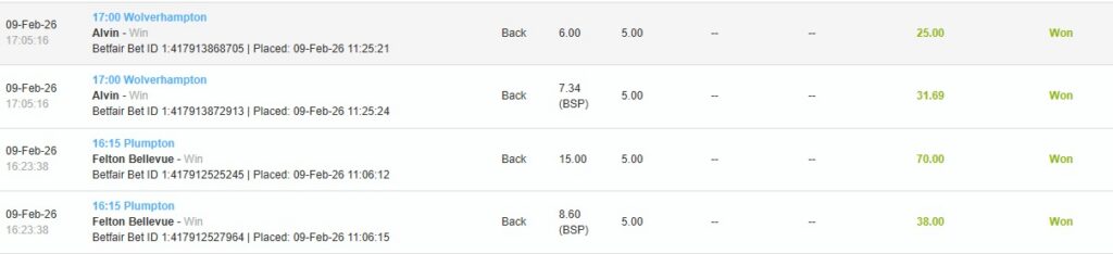 Betfair Strat Example