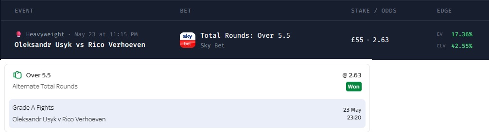 Value Bet Usyk vs Rico