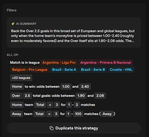 Bet2invest Goals Strategy